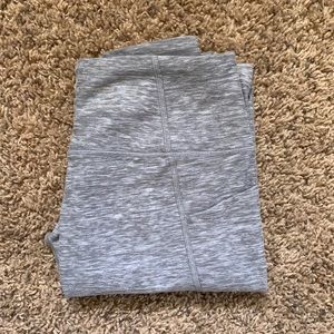 Grey Victoria’s secret leggings.